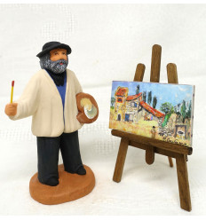 Peintre et son chevalet 9cm