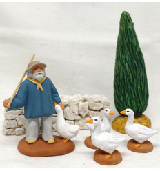 SCENE FERMIER A L'OIE 6/7 CM