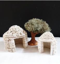 la borie décor de crèche