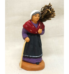 santon femme au fagot 6- 7cm