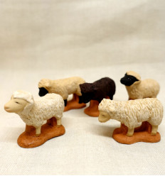 Troupeau de moutons 6/7 cm