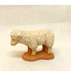 Santon mouton tête droite 6cm