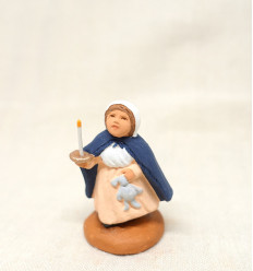 LA FILLETTE A LA BOUGIE 6-7 CM