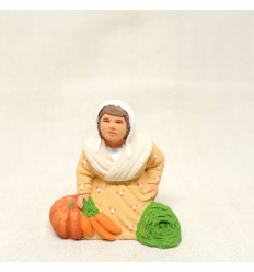 SANTON FEMME AUX LEGUME 6/7 CM