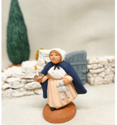 SANTON FILLETTE A LA BOUGIE