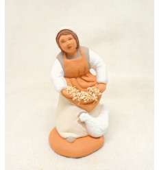 Santon fermière poule