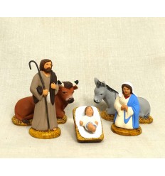 Santons de provence nativité taille 6- 7 cm