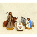 Santons de provence nativité taille 6- 7 cm